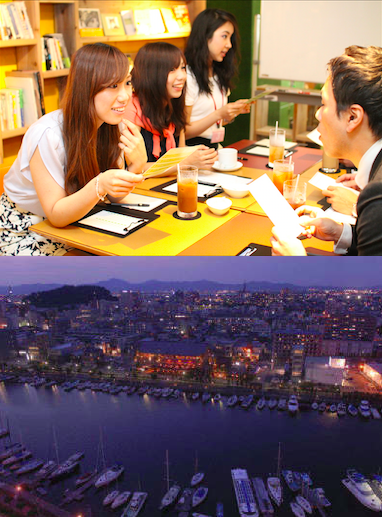 大人数20代中心with夜景ヨットハーバー